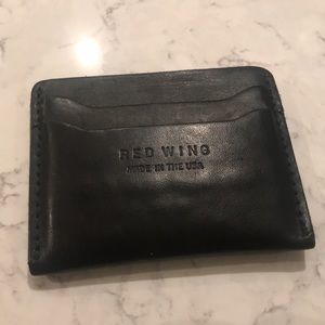 Red Wing Shoes Leather Card Holder Wallet